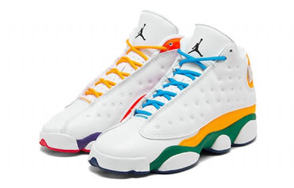 Nike Air Jordan 13 Retro Gs Basketball Sko Til Mænd Hvid