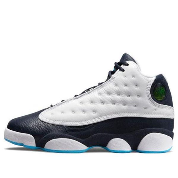 Nike Air Jordan 13 Retro Gs Basketball Sko Til Mænd Mørkeblå Hvid