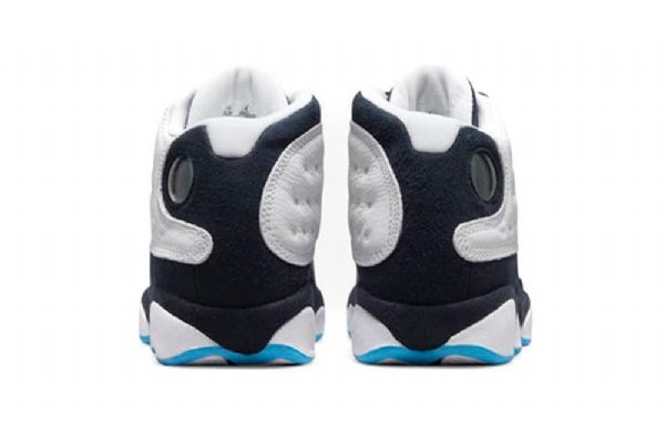 Nike Air Jordan 13 Retro Gs Basketball Sko Til Mænd Mørkeblå Hvid