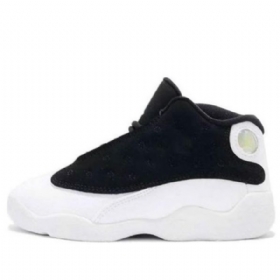 Nike Air Jordan 13 Retro Gt Basketball Sko Til Børn Sort Hvid
