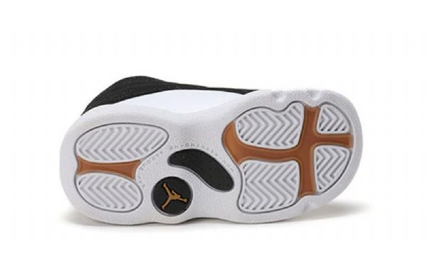 Nike Air Jordan 13 Retro Gt Basketball Sko Til Børn Sort Hvid