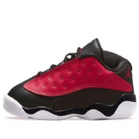 Nike Air Jordan 13 Retro Low Toppe Td Sko Til Børn Rød Sort