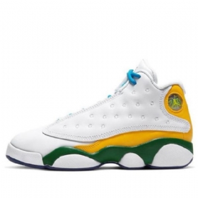 Nike Air Jordan 13 Retro Ps Basketball Sko Til Børn Hvid