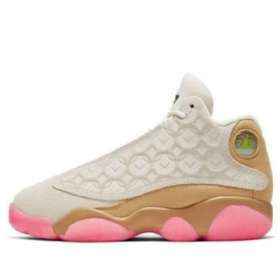 Nike Air Jordan 13 Retro Ps Basketball Sko Til Børn Khaki