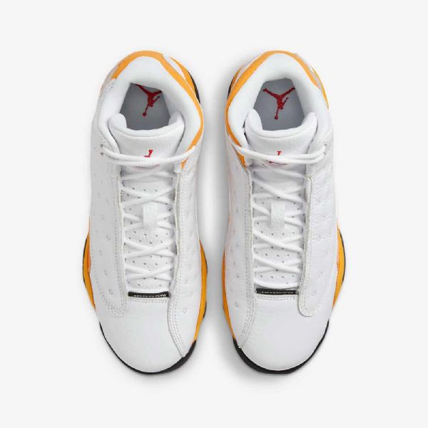 Nike Air Jordan 13 Retro Sko Til Børn Hvid Sort Rød