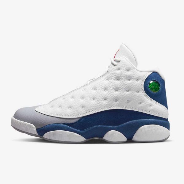 Nike Air Jordan 13 Retro Sko Til Mænd Hvid Blå Lysegrå Rød