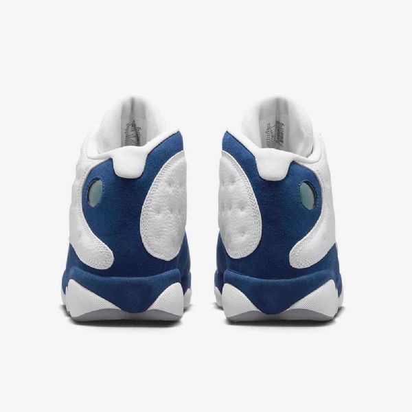 Nike Air Jordan 13 Retro Sko Til Mænd Hvid Blå Lysegrå Rød