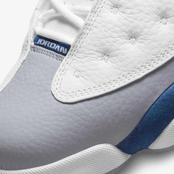 Nike Air Jordan 13 Retro Sko Til Mænd Hvid Blå Lysegrå Rød