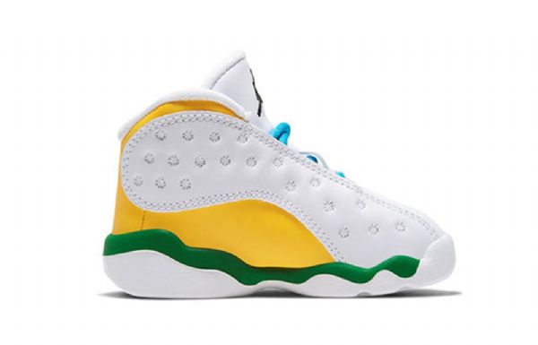 Nike Air Jordan 13 Retro Td Basketball Sko Til Børn Hvid