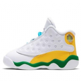 Nike Air Jordan 13 Retro Td Basketball Sko Til Mænd Hvid