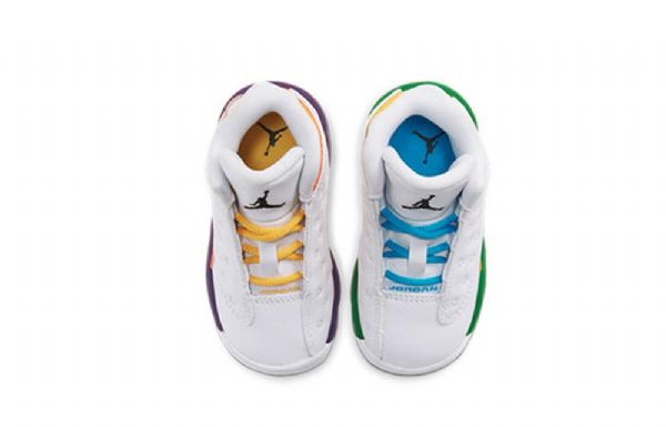Nike Air Jordan 13 Retro Td Basketball Sko Til Mænd Hvid