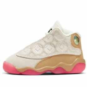 Nike Air Jordan 13 Retro Td Sko Til Børn Khaki