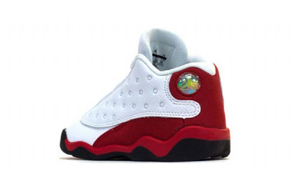 Nike Air Jordan 13 Retro Td Sko Til Børn Rød Hvid