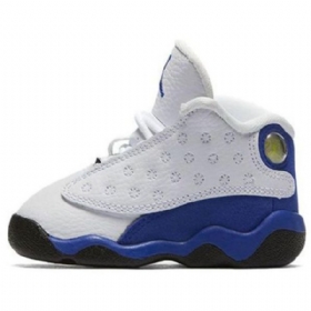 Nike Air Jordan 13 Retro Td Sko Til Børn Sort Blå