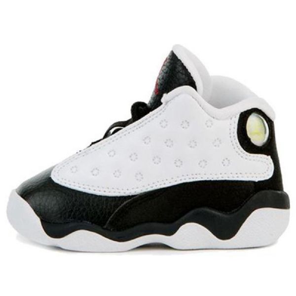 Nike Air Jordan 13 Retro Td Sko Til Børn Sort Hvid