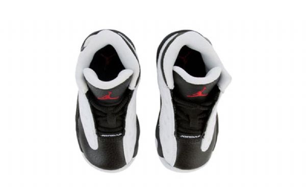 Nike Air Jordan 13 Retro Td Sko Til Børn Sort Hvid