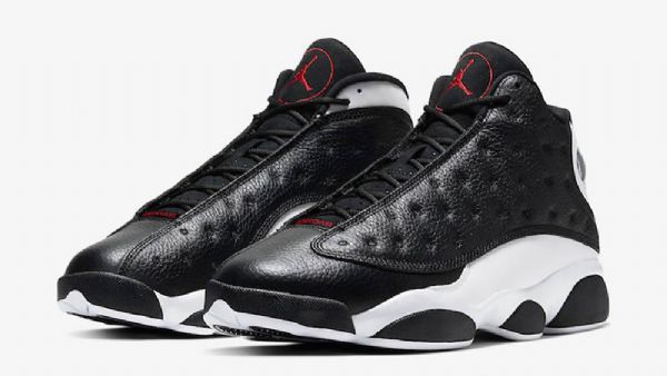 Nike Air Jordan 13 Reverse He Got Game Sko Til Mænd Sort Hvid