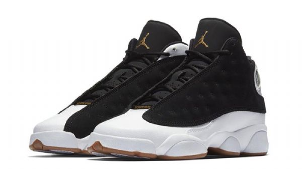 Nike Air Jordan 13 Sko Til Mænd Sort Hvid