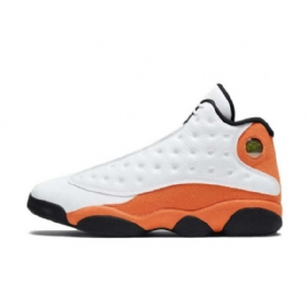 Nike Air Jordan 13 Starfish Sko Til Mænd Hvid Orange