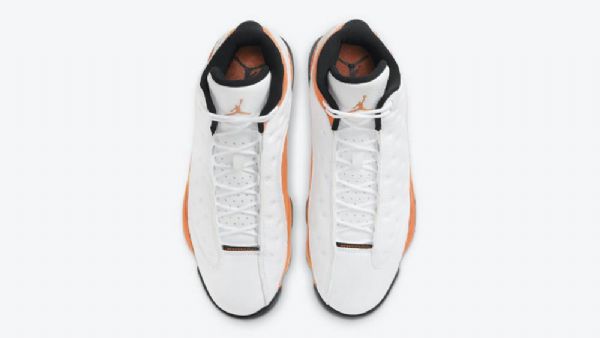 Nike Air Jordan 13 Starfish Sko Til Mænd Hvid Orange