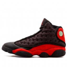 Nike Air Jordan 13 Wide Retro Basketball Sko Til Damer Sort Rød