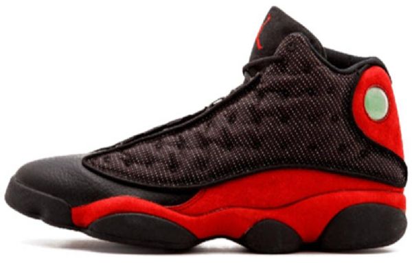 Nike Air Jordan 13 Wide Retro Basketball Sko Til Damer Sort Rød