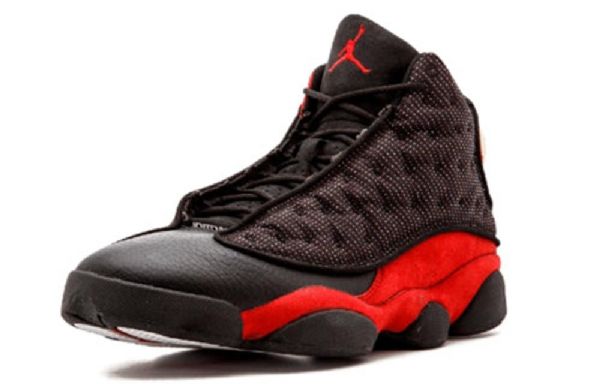 Nike Air Jordan 13 Wide Retro Basketball Sko Til Damer Sort Rød