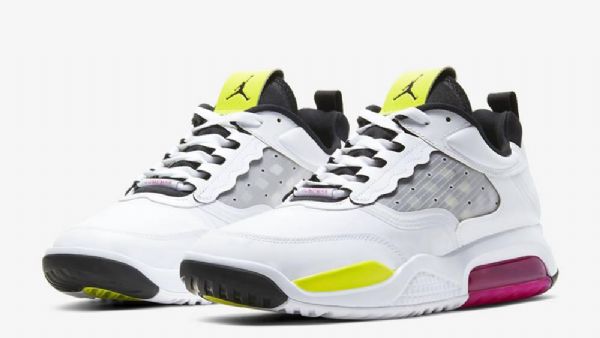 Nike Air Jordan Max 200 Active Fuchsia Sko Til Mænd Hvid