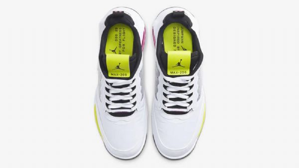 Nike Air Jordan Max 200 Active Fuchsia Sko Til Mænd Hvid