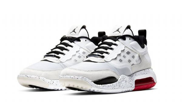 Nike Air Jordan Air Max 200 Sko Til Mænd Sort Hvid Rød