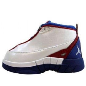 Nike Air Jordan 15 Se Sko Til Børn Hvid Rød Blå