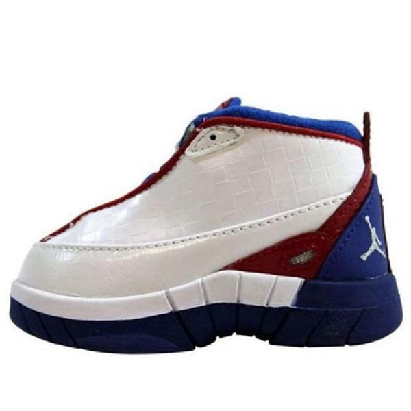 Nike Air Jordan 15 Se Sko Til Børn Hvid Rød Blå