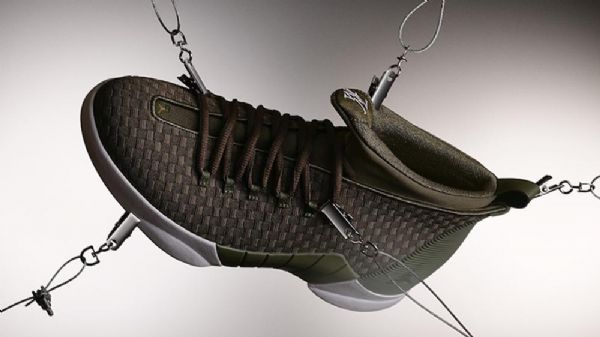 Nike Psny Air Jordan 15 Sko Til Mænd Olivengrøn