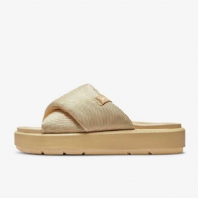 Nike Air Jordan Sophia Flip Flops Til Damer Guld Hvid
