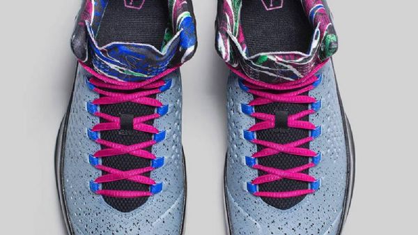 Nike Air Jordan Melo M11 Concrete Island Sko Til Mænd Blå Sort