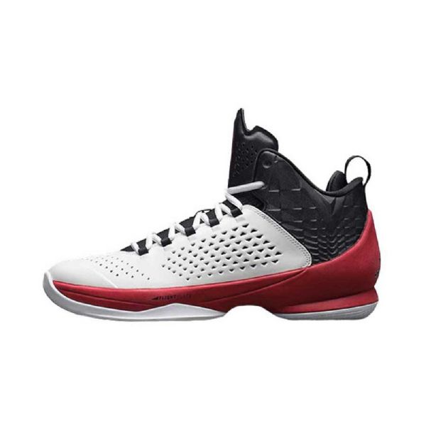 Nike Air Jordan Melo M11 Familiesko Til Mænd Hvid Sort Rød