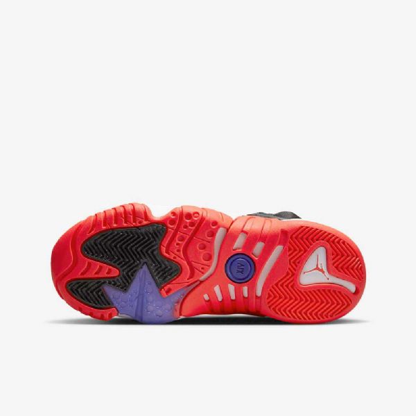 Nike Jumpman Two Trey Sko Til Børn Sort Mørk Hvid Rød