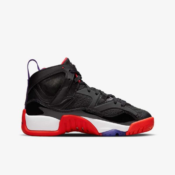 Nike Jumpman Two Trey Sko Til Børn Sort Mørk Hvid Rød
