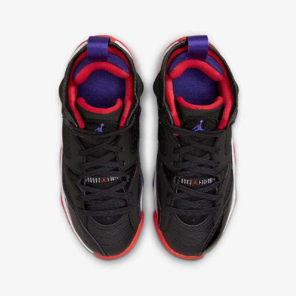 Nike Jumpman Two Trey Sko Til Børn Sort Mørk Hvid Rød