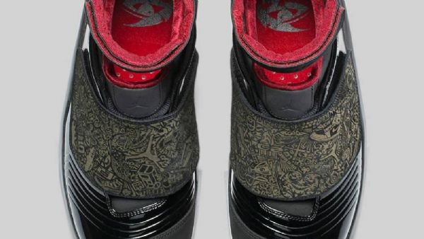 Nike Air Jordan 20 Stealth Sko Til Mænd Sort Rød