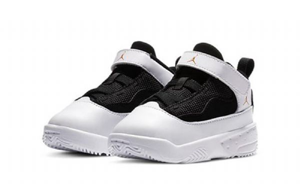 Nike Air Jordan Max Aura 2 Td Sko Til Børn Sort Hvid