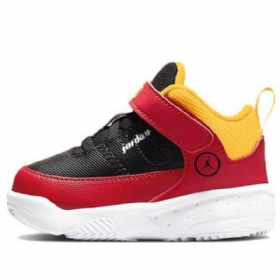 Nike Air Jordan Max Aura 3 Se Td Sneakers Til Børn Sort Rød Guld