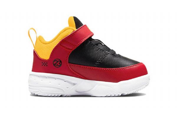 Nike Air Jordan Max Aura 3 Se Td Sneakers Til Børn Sort Rød Guld