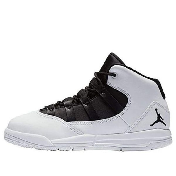 Nike Air Jordan Max Aura Bp Retro Basketball Sko Til Børn Hvid Sort