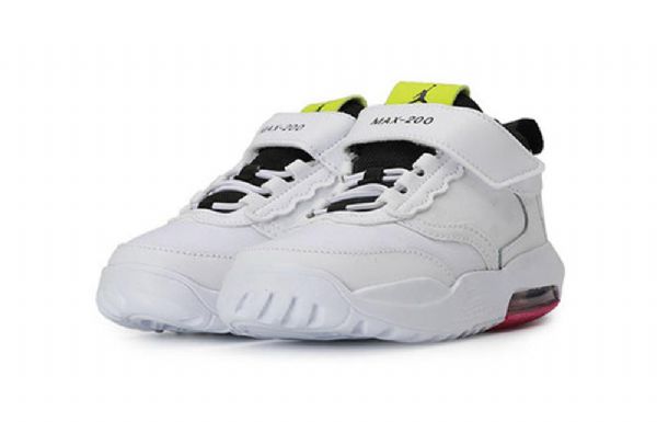 Nike Air Jordan Max 200 Sportssko Sko Til Børn Hvid Sort Lilla