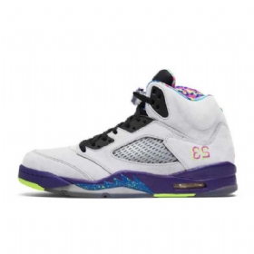 Nike Air Jordan 5 Alternate Bel-air Ghost Sko Til Damer Hvid Grøn