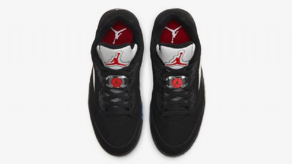 Nike Air Jordan 5 Golfsko Til Damer Sort Sølv