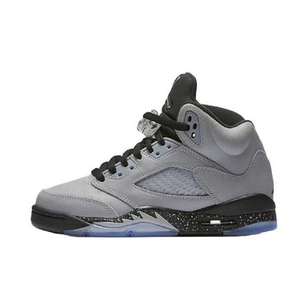 Nike Air Jordan 5 Gs Sko Til Mænd Grå
