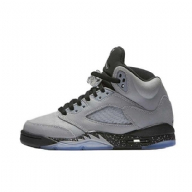 Nike Air Jordan 5 Gs Sko Til Mænd Grå
