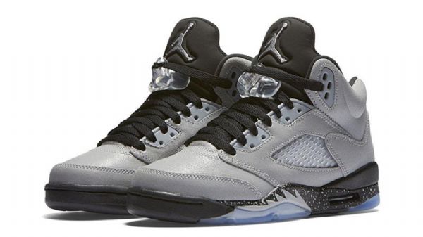 Nike Air Jordan 5 Gs Sko Til Mænd Grå